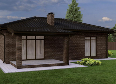 Проект каменного дома П 1-79